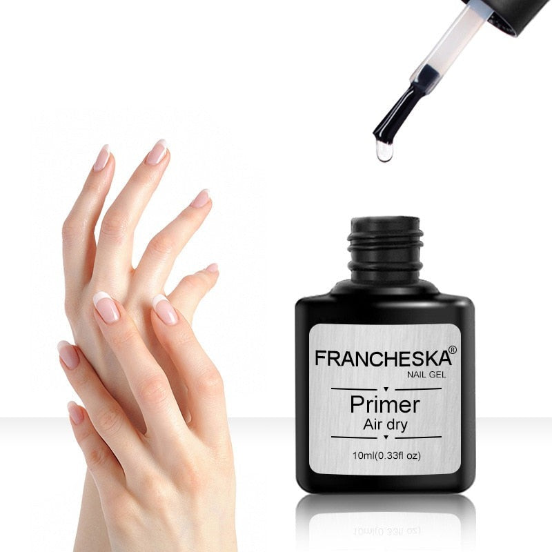 Fast Air Dry Primer for Nails UV LED Gel Base Primer Soak Off Gel Nail Polish for Nail Art Design Nail Dehydrator for Acrylic nails
