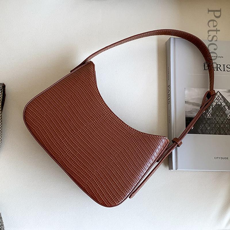 Bags Leather Zipper Underarm Bag Ladies