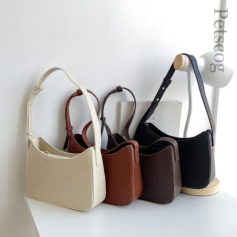 Bags Leather Zipper Underarm Bag Ladies