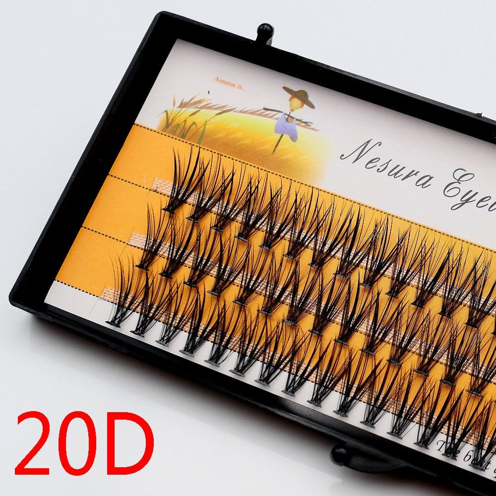 1box/60 bundles eyelashes easy to craft fake eyelashes for instantly enhancing look