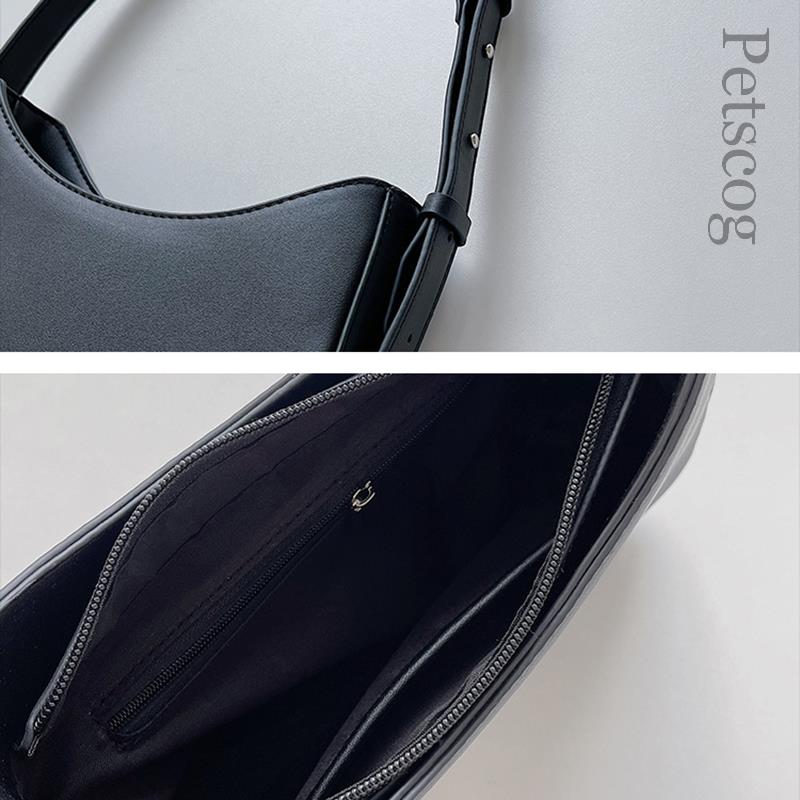 Bags Leather Zipper Underarm Bag Ladies