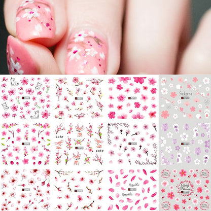 12 Styles Nail  Abstract Stickers