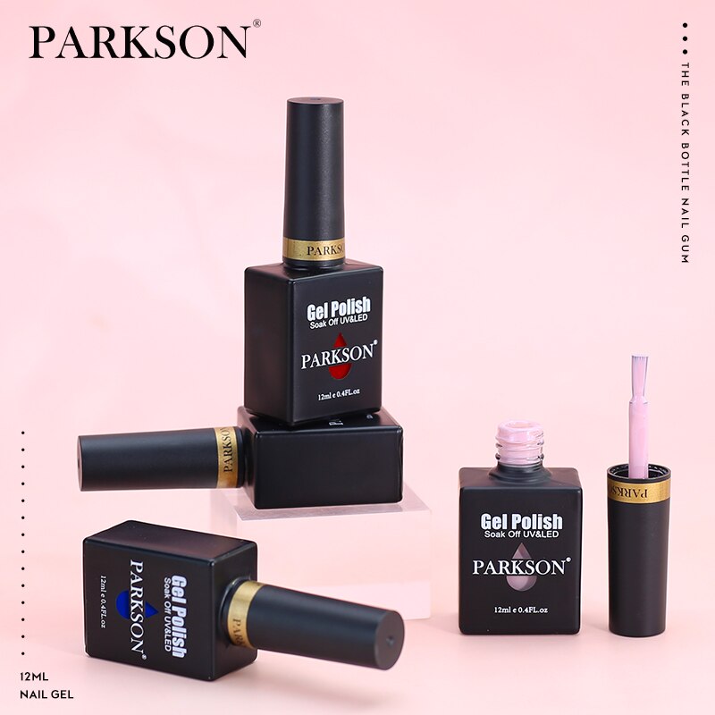 Gel Nail Polish New Arrival black glitter Colors UV LED Gel Varnish Hybrid Soak Off Top Base 12ml Nail Art Polish