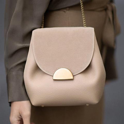 Retro Women's Bags Fashion Brand Crossbody Bag Luxury Designer Bucket Bags New Small Chain Handbags Women Leather Shoulder Bag
