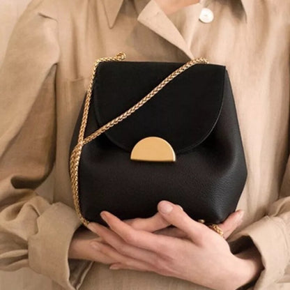 Retro Women's Bags Fashion Brand Crossbody Bag Luxury Designer Bucket Bags New Small Chain Handbags Women Leather Shoulder Bag