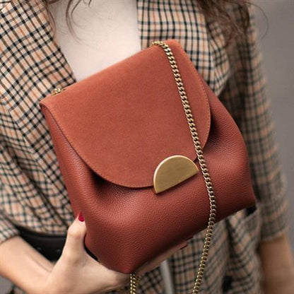 Retro Women's Bags Fashion Brand Crossbody Bag Luxury Designer Bucket Bags New Small Chain Handbags Women Leather Shoulder Bag