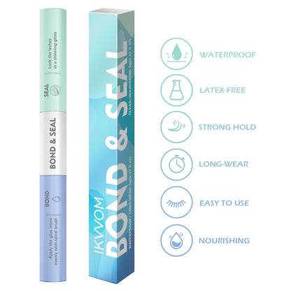 ETVITE Cluster Lashes DIY Eyelash Extension Lash Bond and Seal for Cluster Lashes 60pcs Mix Lengths Volume Comfortable