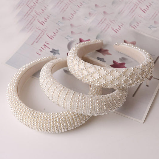 Hair Hoop women hairbands Sweet Handbands for Women Beaded Pearl Headbands Hair Accessories