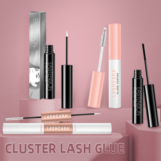 Glue Eyelash Clusters Lash Bond And Seal, Lash Cluster Glue For DIY Eyelash Extensions, Individual Lash Glue For Cluster Eyelash, Strong Hold, Eye Lash Glue For Personal Makeup