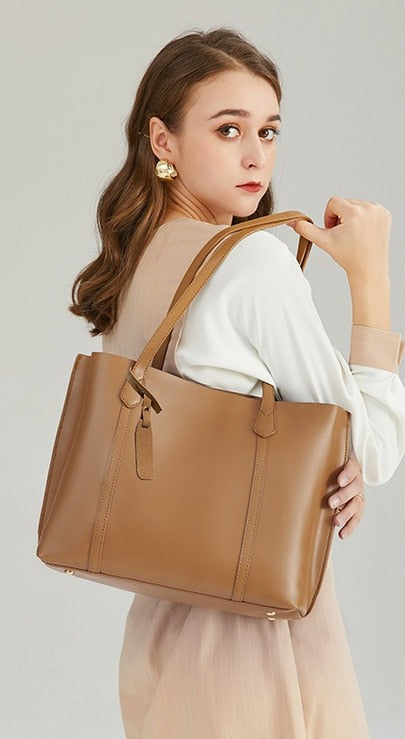 Female Bag 2023 New Fashion Senior Sense Luxury Tote Bag Large Capacity Simple Commuting Summer Shoulder Bag