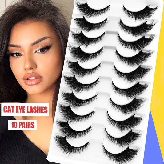 10/5 Pairs Natural Cat Eye Lashes